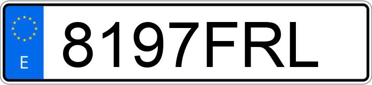 Numer rejestracyjny 8197FRL posiada MAZDA MAZDA5