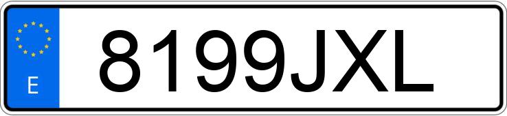 Numer rejestracyjny 8199JXL posiada SHERCO SE-R