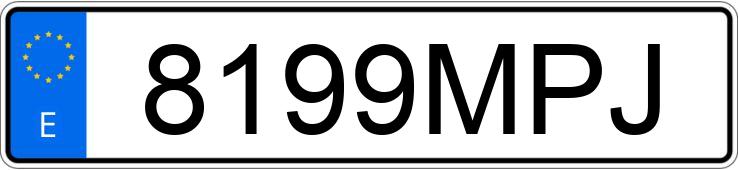 Numer rejestracyjny 8199MPJ posiada SEAT LEON