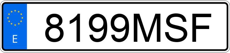 Numer rejestracyjny 8199MSF posiada MERCEDES GLA (247)