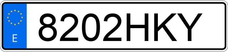 Numer rejestracyjny 8202HKY posiada TOYOTA VERSO Numer rejestracyjny 8202HKY posiada TOYOTA VERSO