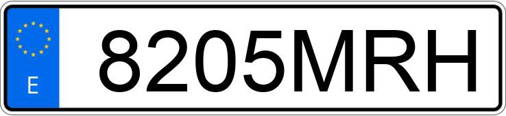 Numer rejestracyjny 8205MRH posiada DACIA DUSTER