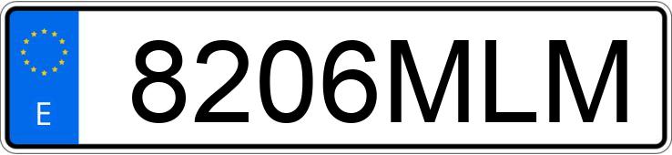 Numer rejestracyjny 8206MLM posiada MINI MINI