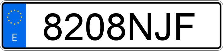 Numer rejestracyjny 8208NJF posiada JINLUN JL 125