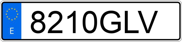 Numer rejestracyjny 8210GLV posiada BMW SERIE 1