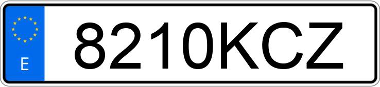 Numer rejestracyjny 8210KCZ posiada PEUGEOT 308