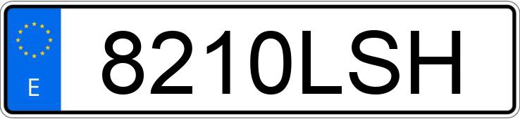 Registreringsnummeret 8210LSH har MERCEDES GLE (167)