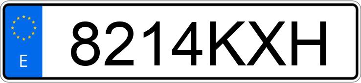 Numer rejestracyjny 8214KXH posiada AUDI A3 Numer rejestracyjny 8214KXH posiada AUDI A3