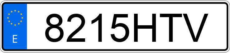 Die Registrierungsnummer 8215HTV hat CITROEN C3