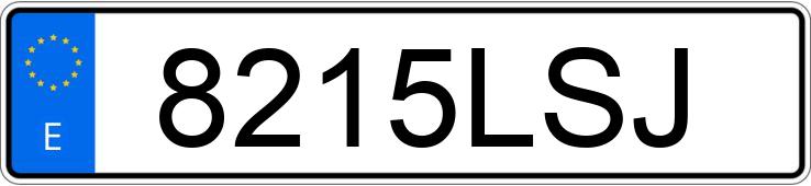 Numer rejestracyjny 8215LSJ posiada SEAT ATECA Numer rejestracyjny 8215LSJ posiada SEAT ATECA