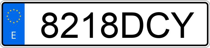 Numer rejestracyjny 8218DCY posiada TOYOTA COROLLA Numer rejestracyjny 8218DCY posiada TOYOTA COROLLA