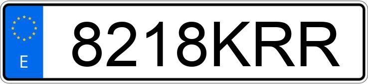 Numer rejestracyjny 8218KRR posiada MERCEDES V (638-639-447)