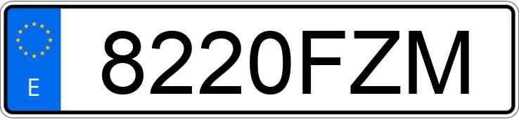 Numer rejestracyjny 8220FZM posiada OPEL CORSA