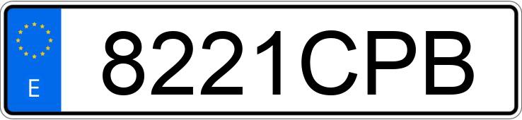 Numer rejestracyjny 8221CPB posiada SEAT IBIZA
