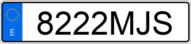 Numer rejestracyjny 8222MJS posiada CUPRA FORMENTOR