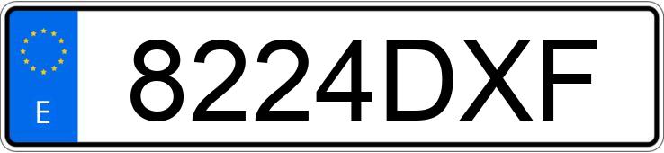 Numer rejestracyjny 8224DXF posiada MERCEDES E (211)