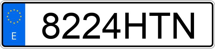 Numer rejestracyjny 8224HTN posiada PEUGEOT BOXER