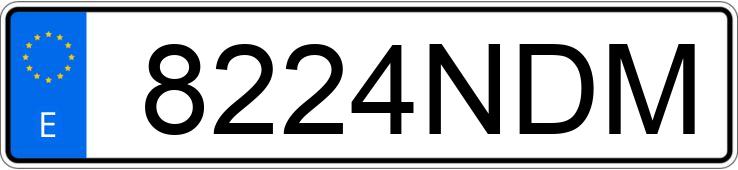 Numer rejestracyjny 8224NDM posiada RENAULT TRAFIC Numer rejestracyjny 8224NDM posiada RENAULT TRAFIC