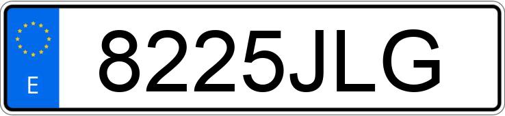 Numer rejestracyjny 8225JLG posiada TOYOTA AURIS