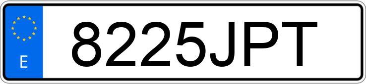 Numer rejestracyjny 8225JPT posiada SUZUKI ADDRESS Numer rejestracyjny 8225JPT posiada SUZUKI ADDRESS