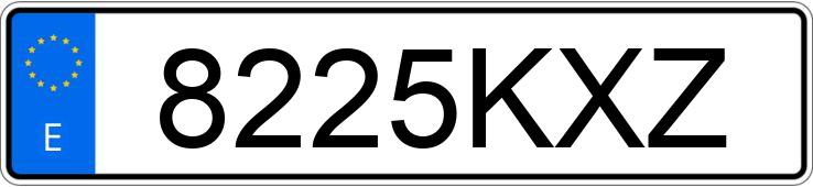 Numer rejestracyjny 8225KXZ posiada PEUGEOT 208 Numer rejestracyjny 8225KXZ posiada PEUGEOT 208