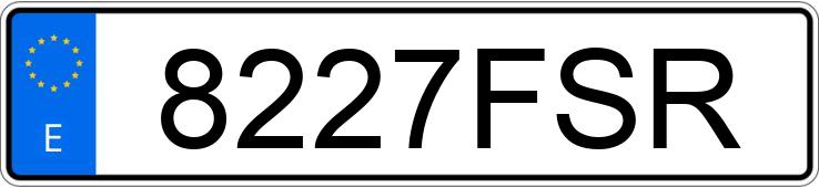 Numer rejestracyjny 8227FSR posiada ALFA ROMEO 147