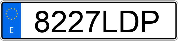 Numer rejestracyjny 8227LDP posiada SEAT LEON Numer rejestracyjny 8227LDP posiada SEAT LEON
