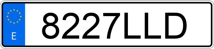 Numer rejestracyjny 8227LLD posiada SEAT LEON