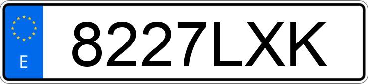 Numer rejestracyjny 8227LXK posiada FORD TRANSIT Numer rejestracyjny 8227LXK posiada FORD TRANSIT