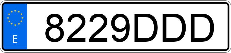 Numer rejestracyjny 8229DDD posiada SEAT LEON