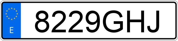 Numer rejestracyjny 8229GHJ posiada VOLKSWAGEN TRANSPORTER