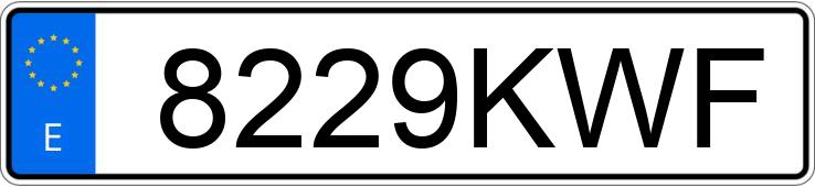 Numer rejestracyjny 8229KWF posiada VOLKSWAGEN TRANSPORTER Numer rejestracyjny 8229KWF posiada VOLKSWAGEN TRANSPORTER