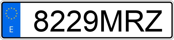 Numer rejestracyjny 8229MRZ posiada AUDI Q3 SPORTBACK