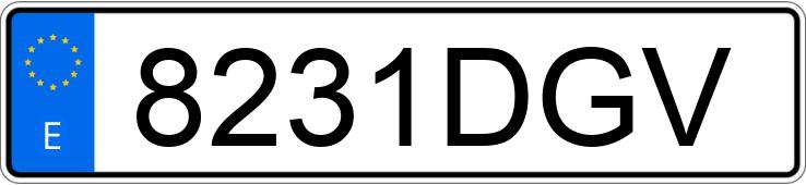 Numer rejestracyjny 8231DGV posiada SEAT IBIZA Numer rejestracyjny 8231DGV posiada SEAT IBIZA