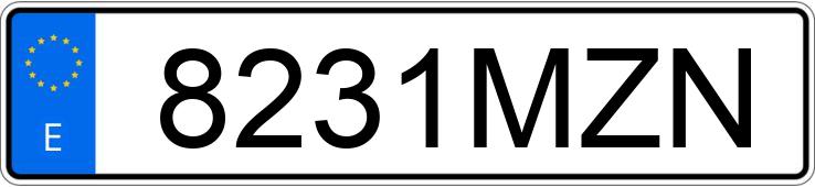 Numer rejestracyjny 8231MZN posiada CUPRA LEON