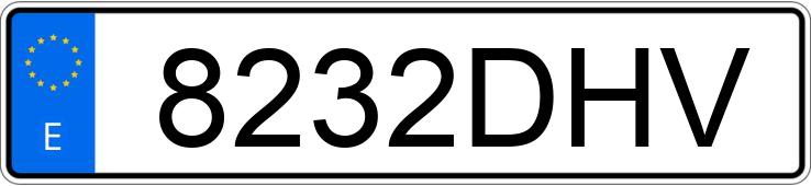 Numer rejestracyjny 8232DHV posiada MERCEDES C (203)