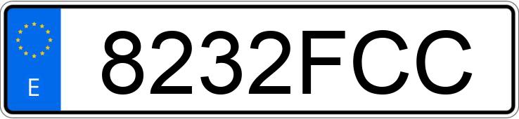 Numer rejestracyjny 8232FCC posiada PEUGEOT 207 Numer rejestracyjny 8232FCC posiada PEUGEOT 207