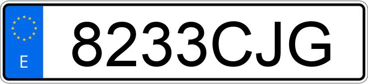 Numer rejestracyjny 8233CJG posiada PEUGEOT PARTNER Numer rejestracyjny 8233CJG posiada PEUGEOT PARTNER