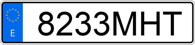 Numer rejestracyjny 8233MHT posiada HYUNDAI TUCSON