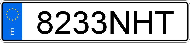 Numer rejestracyjny 8233NHT posiada DACIA SANDERO