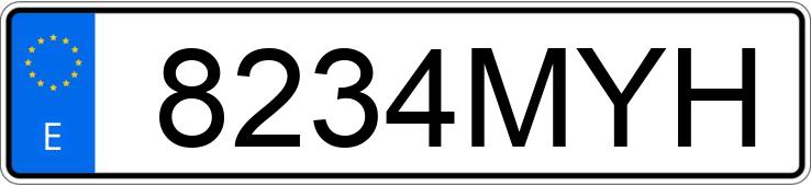 Numer rejestracyjny 8234MYH posiada NISSAN TOWNSTAR Numer rejestracyjny 8234MYH posiada NISSAN TOWNSTAR