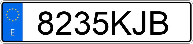 Numer rejestracyjny 8235KJB posiada PEUGEOT 607