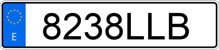 Numer rejestracyjny 8238LLB posiada MERCEDES GLC (253)