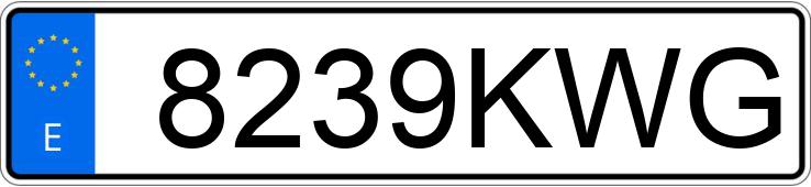 Numer rejestracyjny 8239KWG posiada AUDI Q7 Numer rejestracyjny 8239KWG posiada AUDI Q7