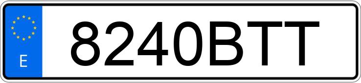 Numer rejestracyjny 8240BTT posiada VOLKSWAGEN GOLF Numer rejestracyjny 8240BTT posiada VOLKSWAGEN GOLF