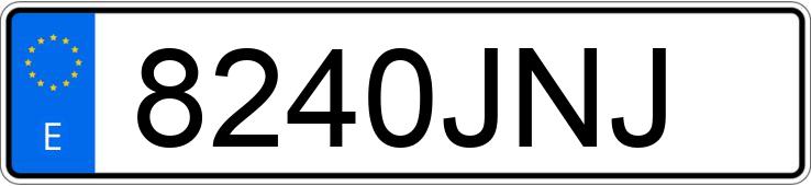 Numer rejestracyjny 8240JNJ posiada MAN TG Numer rejestracyjny 8240JNJ posiada MAN TG