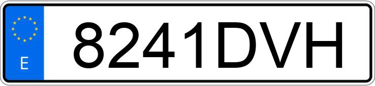 Numer rejestracyjny 8241DVH posiada SEAT LEON