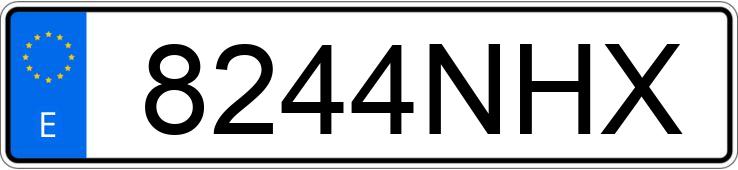 Numer rejestracyjny 8244NHX posiada KIA XCEED 1.0 T-GDI GT-LINE