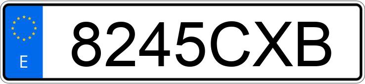 Numer rejestracyjny 8245CXB posiada AUDI A6