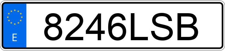 Numer rejestracyjny 8246LSB posiada AUDI Q5